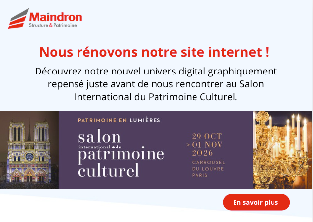 Nous rénovons notre site internet - Salon International du Patrimoine Culturel